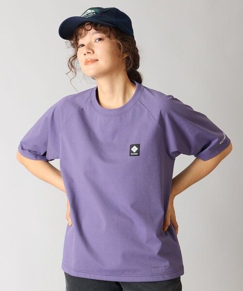 Columbia(コロンビア)の「UVカット 速乾 Columbia/ レイリバー ショートスリーブ ポケットTシャツ /コロンビア(Tシャツ/カットソー・メンズ・ホワイト/グレー/パープル/チャコールグレー・S/XS/L/M/XL)」の4枚目の写真