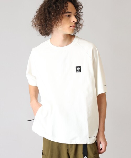 Columbia(コロンビア)の「UVカット 速乾 Columbia/ レイリバー ショートスリーブ ポケットTシャツ /コロンビア(Tシャツ/カットソー・メンズ・ホワイト/グレー/パープル/チャコールグレー・S/XS/L/M/XL)」の1枚目の写真