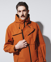 KALAPATTHAR（カラパタール）の「3Layer Offset Zip Pocket Hooded Jacket - CAMEL（パーカー）」