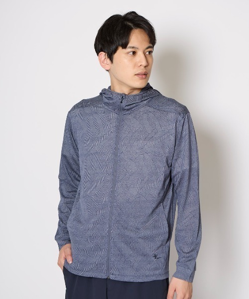 Foxfire(フォックスファイヤー)の「SCウィンドパスフーディ(Tシャツ/カットソー・メンズ・ライトグレー/ネイビー・S/M/L/XL)」の1枚目の写真