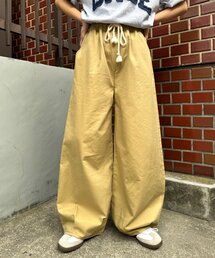 CIAOPANIC TYPY | 【UNISEX】【プラスサイズあり】接触冷感配色ステッチカーブパンツ(チノパンツ)