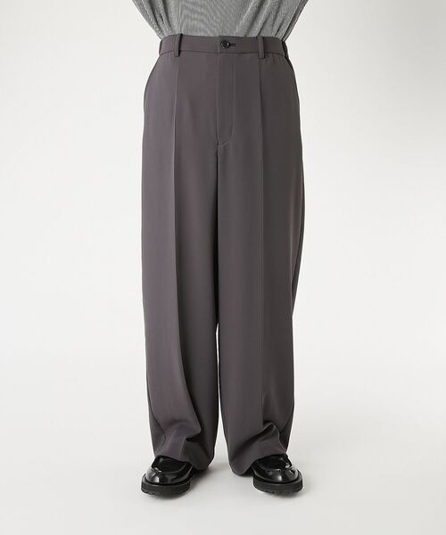 N.HOOLYWOOD COMPILE(N.ハリウッド コンパイル)の「CENTER SEAM WIDE TROUSERS(スラックス・メンズ・チャコール/ブラック・40/38/36)」の5枚目の写真
