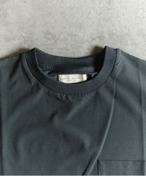 many men many mind(メニーメンメニーマインド)の「MANYMENMANYMINDS / AIRLEAKFABRIC/クルーネックTシャツ(Tシャツ/カットソー・メンズ・チャコール/ブラック・LARGE/X-LARGE/MEDIUM)」の14枚目の写真
