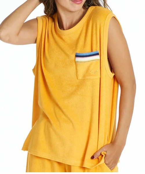 ROXY(ロキシー)の「ROXY/ロキシー タンクトップ ROXY SURF SALT&SUN TANK RDK262040(タンクトップ・レディース・オレンジ・M)」の1枚目の写真