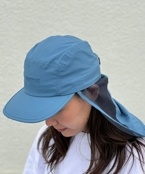 MARMOT(マーモット)の「【Marmot】Lipstop Sunshade Jet Cap(キャップ・メンズ・ブラック/ベージュ/ブルー・FREE)」の3枚目の写真