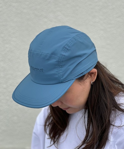 MARMOT(マーモット)の「【Marmot】Lipstop Sunshade Jet Cap(キャップ・メンズ・ブラック/ベージュ/ブルー・FREE)」の8枚目の写真