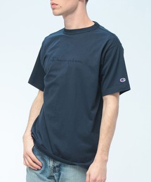 Champion (チャンピオン) 胸元ロゴプリント Tシャツ 半袖 USAコットン100% ワンポイント刺繍 綿100 ユニセックス C3-D344