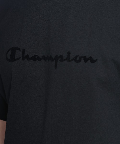 Champion(チャンピオン)の「Champion (チャンピオン) 胸元ロゴプリント Tシャツ 半袖 USAコットン100% ワンポイント刺繍 綿100 ユニセックス C3-D344(Tシャツ/カットソー・メンズ・ブラック/ネイビー/ホワイト・M/L/LL)」の8枚目の写真