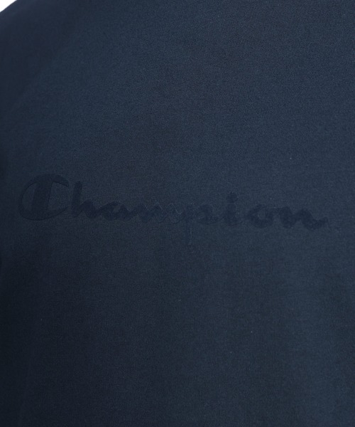 Champion(チャンピオン)の「Champion (チャンピオン) 胸元ロゴプリント Tシャツ 半袖 USAコットン100% ワンポイント刺繍 綿100 ユニセックス C3-D344(Tシャツ/カットソー・メンズ・ブラック/ネイビー/ホワイト・M/L/LL)」の10枚目の写真