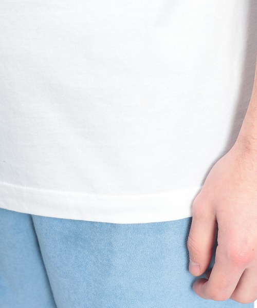 Champion(チャンピオン)の「Champion (チャンピオン) 胸元ロゴプリント Tシャツ 半袖 USAコットン100% ワンポイント刺繍 綿100 ユニセックス C3-D344(Tシャツ/カットソー・メンズ・ブラック/ネイビー/ホワイト・M/L/LL)」の13枚目の写真