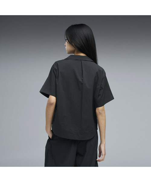 PUMA(プーマ)の「PUMA プーマ ウィメンズ ESS エレベーテッド ウーブン 半袖 シャツ(Tシャツ/カットソー・レディース・ゴールド系その他/ブラック・X-LARGE/LARGE/MEDIUM/SMALL)」の3枚目の写真