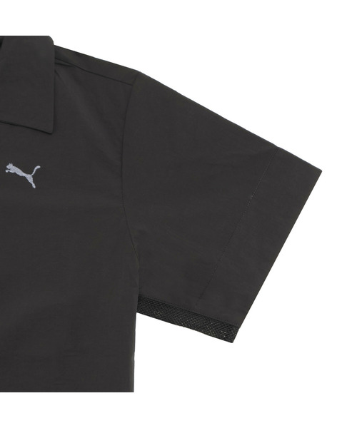 PUMA(プーマ)の「PUMA プーマ ウィメンズ ESS エレベーテッド ウーブン 半袖 シャツ(Tシャツ/カットソー・レディース・ゴールド系その他/ブラック・X-LARGE/LARGE/MEDIUM/SMALL)」の7枚目の写真