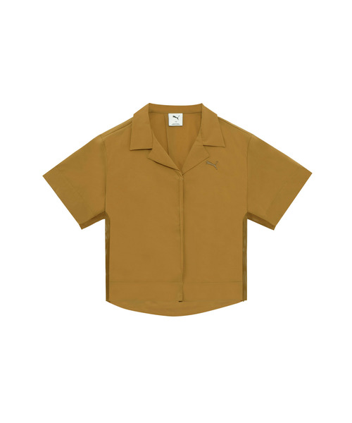 PUMA(プーマ)の「PUMA プーマ ウィメンズ ESS エレベーテッド ウーブン 半袖 シャツ(Tシャツ/カットソー・レディース・ゴールド系その他/ブラック・X-LARGE/LARGE/MEDIUM/SMALL)」の13枚目の写真