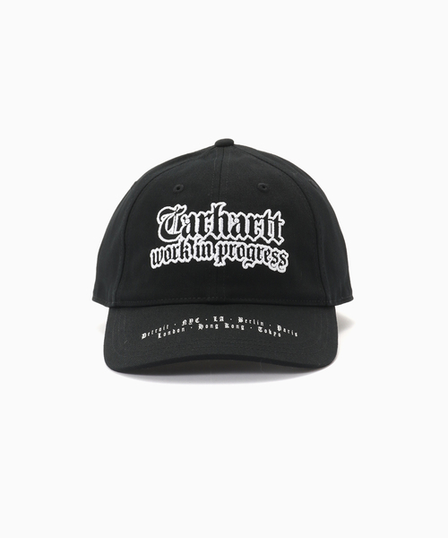 Carhartt WIP（カーハートダブリューアイピー）の「CARHARTT WIP / カーハート ダブリューアイピー WORLD TOUR CAP（キャップ・メンズ・ブラック・FREE）」の2枚目の写真