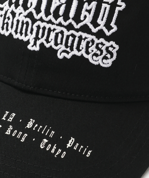 Carhartt WIP（カーハートダブリューアイピー）の「CARHARTT WIP / カーハート ダブリューアイピー WORLD TOUR CAP（キャップ・メンズ・ブラック・FREE）」の4枚目の写真