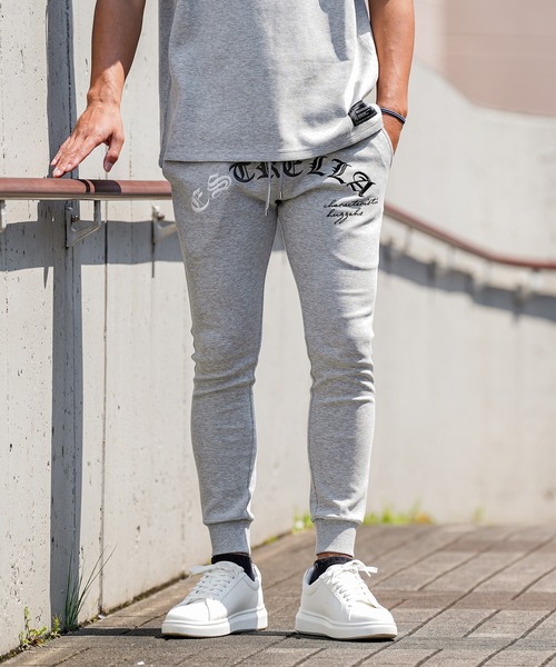 adamsJUGGLER(アダムスジャグラー)の「RTEG FA&MGスウェットパンツ(スウェットパンツ・メンズ・グレー/ブラック・S/M/L/XL)」の2枚目の写真