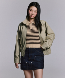 MUSINSA STANDARD WOMAN(���V���T�X�^���_�[�h�E�[�}��)�̃E�B�����Y�R�b�g���w�����{�[���W���P�b�g[�x�[�W��](MA-1)