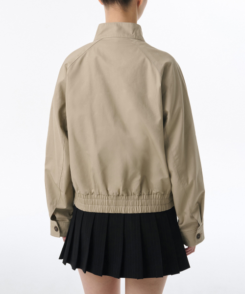 MUSINSA STANDARD WOMAN（ムシンサスタンダードウーマン）の「ウィメンズコットンヘリンボーンジャケット[ベージュ]（ブルゾン・レディース・その他・X-SMALL/SMALL/LARGE）」の3枚目の写真