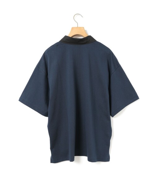 MidiUmi(ミディウミ)の「MidiUmi ワイドポロシャツプルオーバー(Tシャツ/カットソー・レディース・キナリ/ネイビー・FREE)」の16枚目の写真