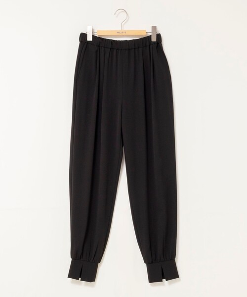 NOLLEY’S(ノーリーズ)の「【WEB&一部店舗限定カラー】《セットアップ対応》ジョーゼットジョガーパンツ(その他パンツ・レディース・チャコールグレー/ブラック/オリーブ・38/36)」の15枚目の写真