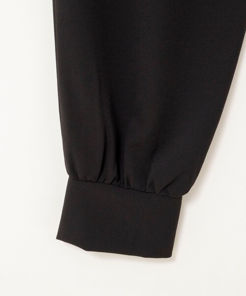 NOLLEY’S(ノーリーズ)の「【WEB&一部店舗限定カラー】《セットアップ対応》ジョーゼットジョガーパンツ(その他パンツ・レディース・チャコールグレー/ブラック/オリーブ・38/36)」の8枚目の写真