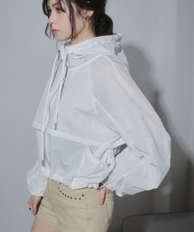 ENVYM（アンビー）の「ナイロンシアーフーディブルゾン（ブルゾン）」