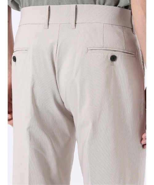 TAKA-Q(タカキュー)の「パンツ メンズ ストレッチ 接触冷感 抗菌防臭 レギュラー トラウザー テーパード ピケ クロスストレッチ + クール(チノパンツ・メンズ・ベージュ/ネイビー・LARGE/3L/S/MEDIUM/2S/X-LARGE)」の20枚目の写真