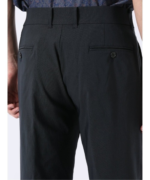 TAKA-Q(タカキュー)の「パンツ メンズ ストレッチ 接触冷感 抗菌防臭 レギュラー トラウザー テーパード ピケ クロスストレッチ + クール(チノパンツ・メンズ・ベージュ/ネイビー・LARGE/3L/S/MEDIUM/2S/X-LARGE)」の10枚目の写真