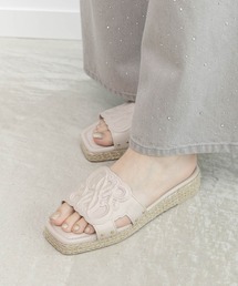 SUSTAINABLE】ニットボリュームソールサンダル（サンダル）｜RANDA