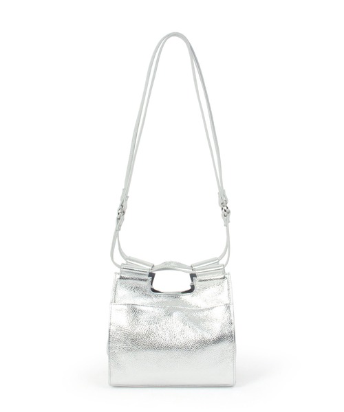 Beau're（ヴュレ）の「BEAURE レザー 2WAY ハンドショルダー Bag（ショルダーバッグ・レディース・ベージュ/アイボリー/ブラック/シルバー・FREE）」の18枚目の写真