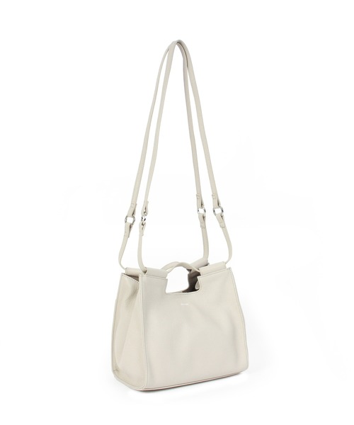 Beau're（ヴュレ）の「BEAURE レザー 2WAY ハンドショルダー Bag（ショルダーバッグ・レディース・ベージュ/アイボリー/ブラック/シルバー・FREE）」の22枚目の写真