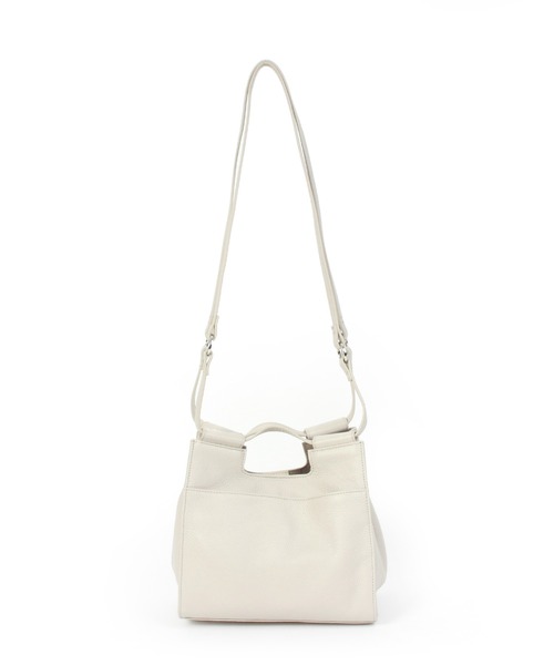Beau're（ヴュレ）の「BEAURE レザー 2WAY ハンドショルダー Bag（ショルダーバッグ・レディース・ベージュ/アイボリー/ブラック/シルバー・FREE）」の15枚目の写真
