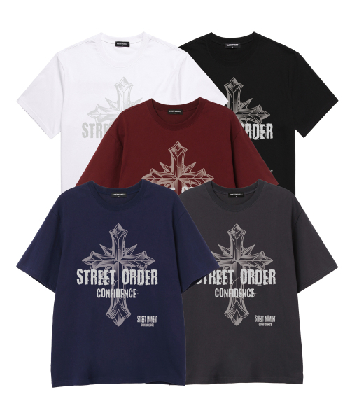 VANNWORKS(バンワークス)の「STREET ORDER 半袖Tシャツ (VS0133) チャコール(Tシャツ/カットソー・メンズ・その他・SMALL/MEDIUM/LARGE/X-LARGE/XX-LARGE)」の4枚目の写真