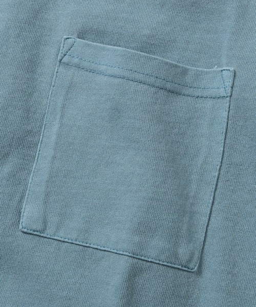 Goodwear(グッドウェア)の「【h】〔Goodwear/グッドウェア〕USAコットン ヘビーウェイト ポケット付き ピグメント半袖Tシャツ/無地T(Tシャツ/カットソー・メンズ・チャコールグレー/ライトブルー/ピンク・X-LARGE/LARGE/MEDIUM)」の5枚目の写真