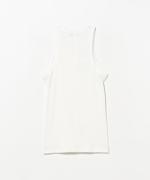 LACOSTE(ラコステ)の「LACOSTE / エッセンシャルリブニットタンクトップ(Tシャツ/カットソー・レディース・ブラック/ホワイト・36)」の7枚目の写真