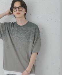 SENSE OF PLACE by URBAN RESEARCH | 『洗濯可』エクストラルーズスプラッシュニットTシャツ(ニット/セーター)