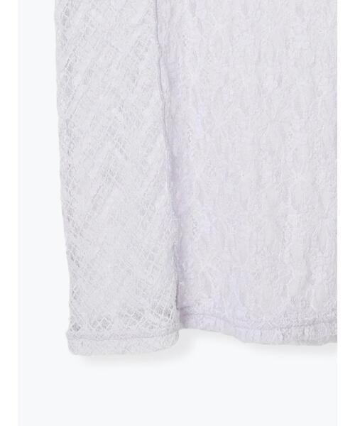 Te chichi(テチチ)の「パッチワークレース5分袖トップス(Tシャツ/カットソー・レディース・ラベンダー/ブラック/オフホワイト・F)」の20枚目の写真