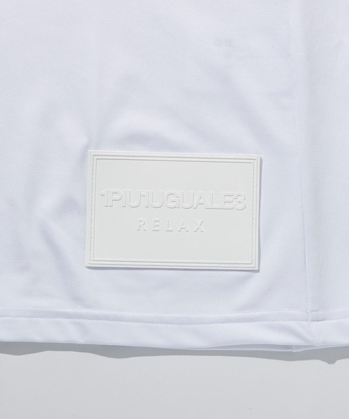 1PIU1UGUALE3 RELAX (ウノピゥウノウグァーレトレ リラックス)の「1PIU1UGUALE3 RELAX(ウノピゥウノウグァーレトレ リラックス)ラインロゴラッシュガード半袖Tシャツ(Tシャツ/カットソー・メンズ・ホワイト/ブラック・XXL/XL/L/M/S)」の15枚目の写真