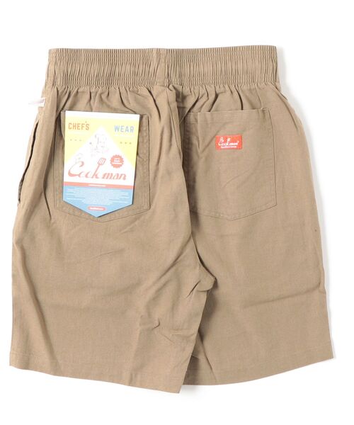 COOKMAN(クックマン)の「Cookman クックマン シェフ ショートパンツ ハーフパンツ イージーパンツ Linen Olive(その他パンツ・メンズ・オリーブ・LARGE/MEDIUM)」の2枚目の写真