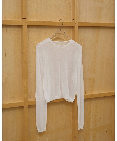 TODAYFUL（トゥデイフル）の「Compact Sheer Knit 12610514（ニット/セーター・レディース・ブラック/グレー/ホワイト・FREE）」の4枚目の写真