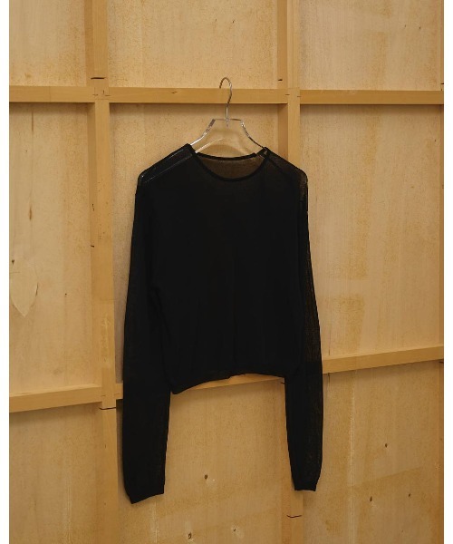 TODAYFUL（トゥデイフル）の「Compact Sheer Knit 12610514（ニット/セーター・レディース・ブラック/グレー/ホワイト・FREE）」の6枚目の写真
