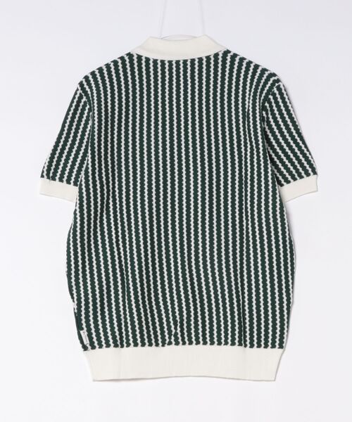 Ben Sherman(ベンシャーマン)の「バーティカルウェーブニットポロ(ポロシャツ・メンズ・グリーン/ブルー・MEDIUM/X-LARGE/LARGE/SMALL)」の3枚目の写真