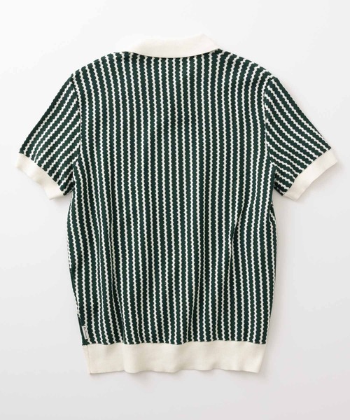 Ben Sherman(ベンシャーマン)の「バーティカルウェーブニットポロ(ポロシャツ・メンズ・グリーン/ブルー・MEDIUM/X-LARGE/LARGE/SMALL)」の9枚目の写真
