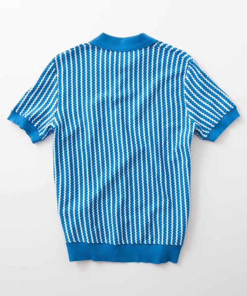Ben Sherman(ベンシャーマン)の「バーティカルウェーブニットポロ(ポロシャツ・メンズ・グリーン/ブルー・MEDIUM/X-LARGE/LARGE/SMALL)」の14枚目の写真