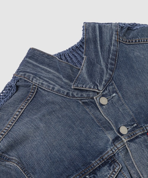 BLESS(ブレス)の「The Cristaseya Jeansfrontpatent(その他アウター・レディース・ブルー系その他2/ブルー系その他・L)」の4枚目の写真