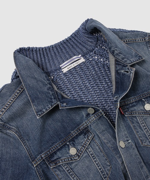 BLESS(ブレス)の「The Cristaseya Jeansfrontpatent(その他アウター・レディース・ブルー系その他2/ブルー系その他・L)」の5枚目の写真
