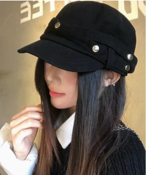 Vipoa(ヴィポア)の「american retro cap(キャップ・レディース・ブラック/チャコールグレー・FREE)」の2枚目の写真