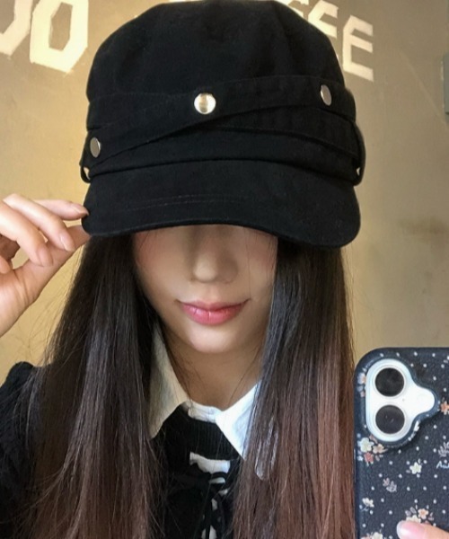 Vipoa(ヴィポア)の「american retro cap(キャップ・レディース・ブラック/チャコールグレー・FREE)」の3枚目の写真