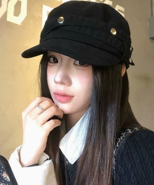 Vipoa(ヴィポア)の「american retro cap(キャップ・レディース・ブラック/チャコールグレー・FREE)」の4枚目の写真