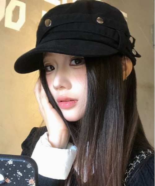 Vipoa(ヴィポア)の「american retro cap(キャップ・レディース・ブラック/チャコールグレー・FREE)」の5枚目の写真